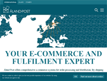 Tablet Screenshot of alandpost.com